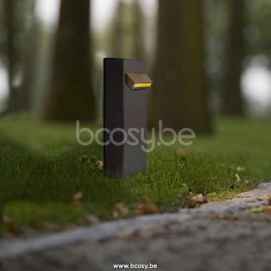 Tekna Nautic CREED-donkerbrons gelakt met inzetstuk in massief messing.