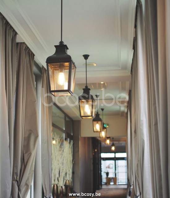 Tekna Nautic MONTROSE SMALL PENDANT-bronze foncé-verre clair.