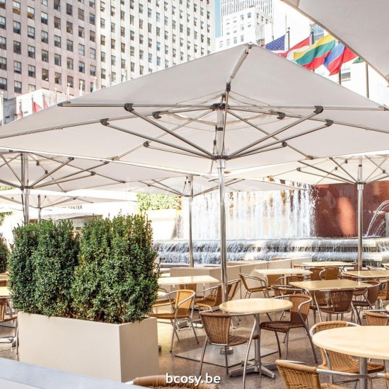 TUUCI centrale mast paal aluminium parasols.