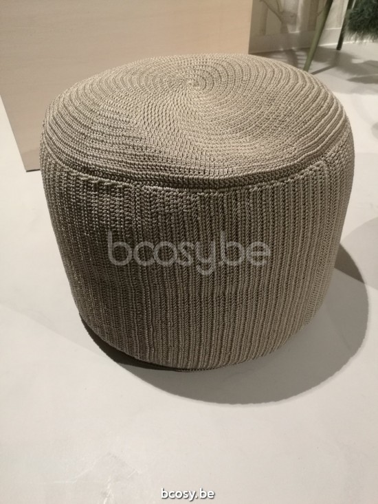 Vincent Sheppard Otto taupe Beistelltisch Otto Hocker Taupe Gehäkelte Kordel Polypropylen.