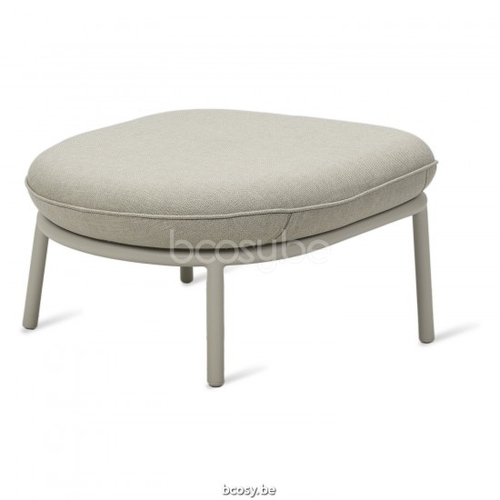 Vincent Sheppard Tabouret KODO Kodo Repose-pieds Cadre en Aluminium Blanc dune.