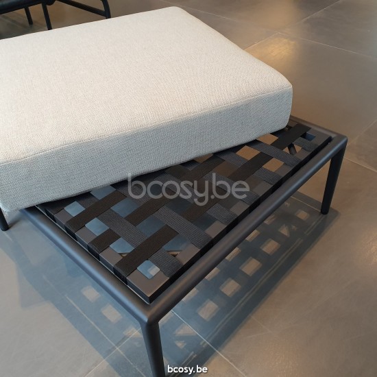 Vincent Sheppard Leo Repose-pieds modulaire cadre en Aluminium Lave Corde Lave Acrylique.