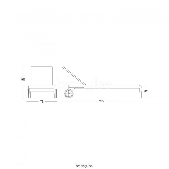 Vincent Sheppard Safi Sunlounger Old Lace Wicker Polyethylene.