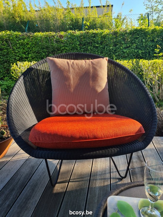 Vincent Sheppard Gipsy Cocoon Zwart Haarspeld Basis Zwart Stalen frame.