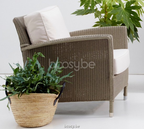 Vincent Sheppard Dovile Lounge Stuhl Nacré Lloyd Loom.