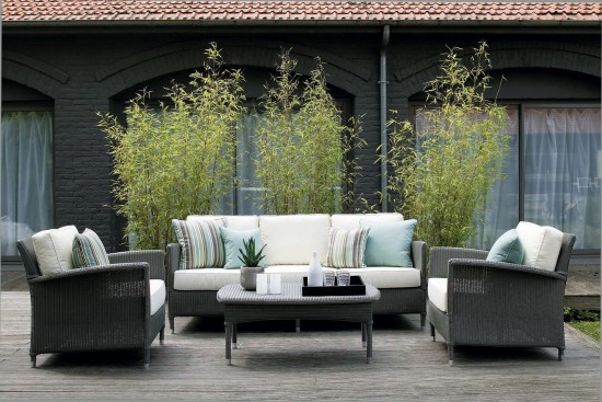 Vincent Sheppard Dovile Fauteuil de repos Lloyd Loom Gris Quartz.