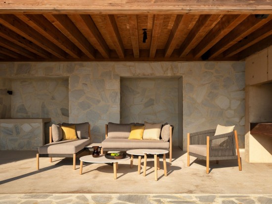 Vincent Sheppard Lento Gartenloungegarnitur Gartencouch Loungegruppe Modulares Eckelement Rahmen aus Unbehandelt Teakholz Ant