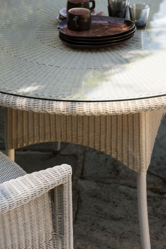 Vincent Sheppard Safi fauteuils de jardin avec accoudoirs Tressage Vieille dentelle Polyéthylène.