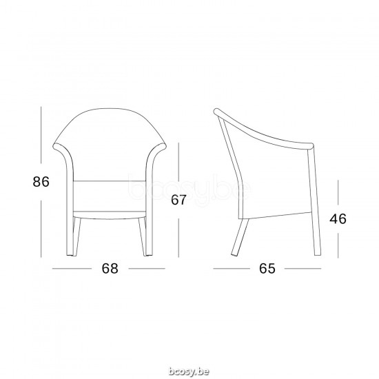 Vincent Sheppard Vincent Sheppard Monte Carlo Dining Chair Taupe Lloyd Loom.