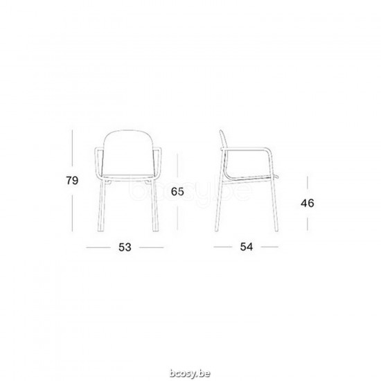 Vincent Sheppard Wicked Dining Chair Black Aluminium frame Taupe Wicker Polyethylene.