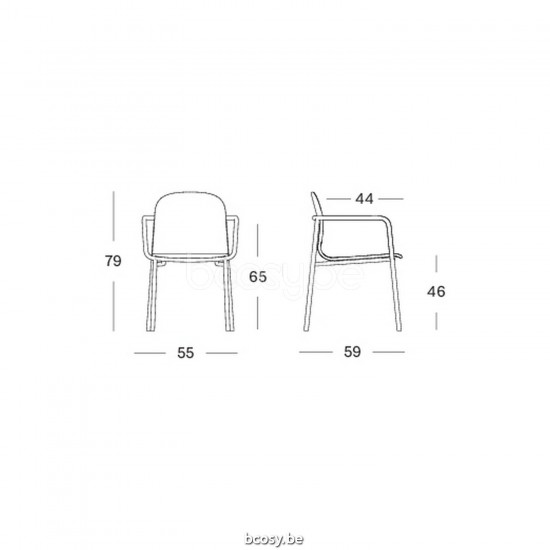 Vincent Sheppard Vincent Sheppard Wicked Dining Chair White Aluminium frame Natural Wicker Polyethylene.