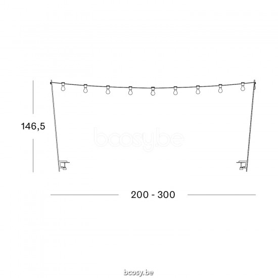 Vincent Sheppard Light My Table Black Steel frame.