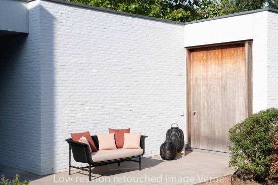 Vincent Sheppard TIKA Laterne schwarz Tika Laterne Klein Schwarz Flechtwerk Polyethylen.