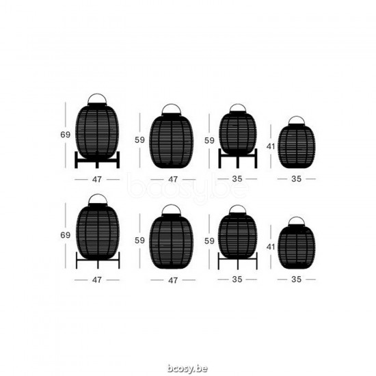 Vincent Sheppard TIKA Camel Tika Laterne Klein Kamel Flechtwerk Polyethylen.