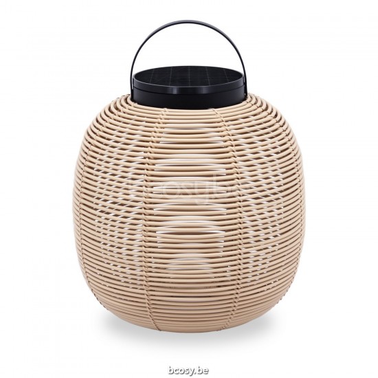 Vincent Sheppard Tika Lantaarn Klein Camel Wicker koord Polyethyleen.
