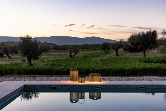 Vincent Sheppard Mora outdoor lanterns Black Steel frame Fossil Grey Rope Polypropylene.