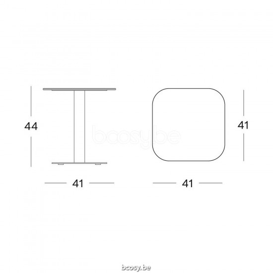 Vincent Sheppard Kodo Garden Side Table Dune White Aluminium frame Shards Ceramic top.