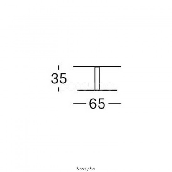 Vincent Sheppard Kodo Round Garden Coffee Table Dia 68 Dune White Aluminium frame Dune White Aluminium top.