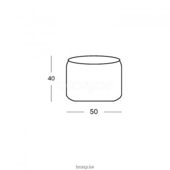 Vincent Sheppard Olaf Pouf Dia 50 Cat B Fabric Category B Fabric.