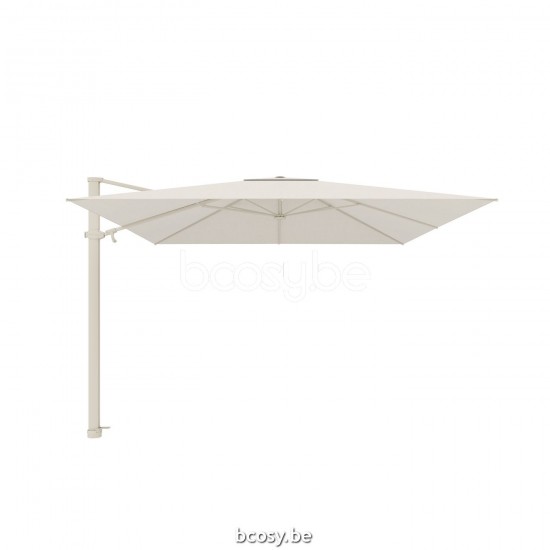 Jardinico ANTEGO 300x300 Square Cantilever Parasol Pole Linen Canopy Natural Classic-Acryl solids.
