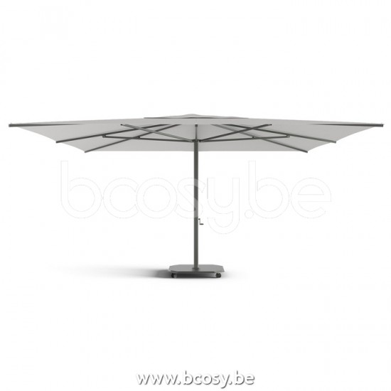 Jardinico JCP202 500x500 Square Centerpost Parasol Pole Charcoal Canopy Mooncrest Sunbrella Plus Marine.