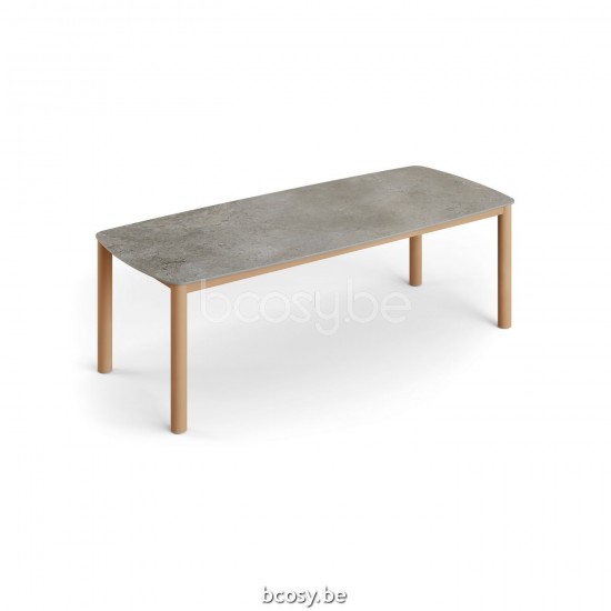 Jati Kebon Benoa Table de jardin Dessus de table Céramique Palladium grey 12mm.