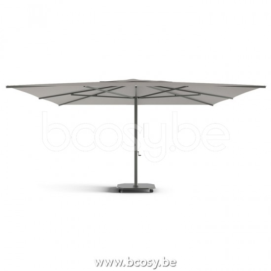 Jardinico JCP202 500x500 Quadratischer Ampelschirm Anthrazit Mast Stoff Umber Sunbrella Plus Marine.