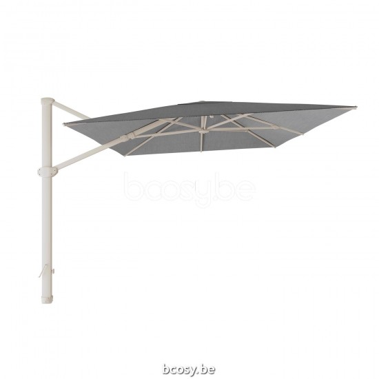 Jardinico LIMA 300x400 Parasol Deporté Mât Lin Toile Steel Sunbrella.