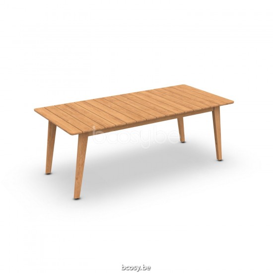 Jati Kebon Ritz Teak Gartentisch Tischplatte Teakholz.