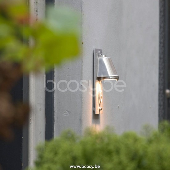 Tekna Nautic SPREADERLIGHT HOUSENUMBER 12V DOORBELL-LED-Messing poliert verchromt.