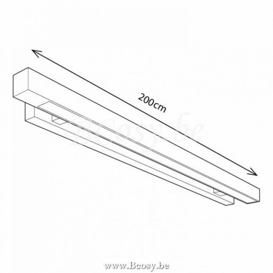 Authentage ELW002200 ELIGNE buitenwand muurlamp Bronze Authentage Buitenwandlampen Buitenmuurlampen Gevelverlichting.