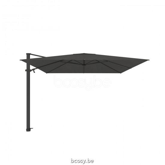 Jardinico ANTEGO 300x300 Square Cantilever Parasol Pole Black Canopy Night Sunbrella.