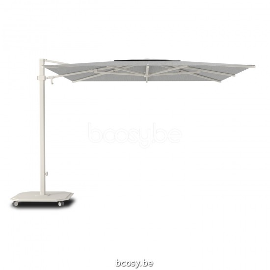 Jardinico JCP301 300x300 Square Cantilever Parasol Pole Linen Canopy Mooncrest Sunbrella Plus Marine.