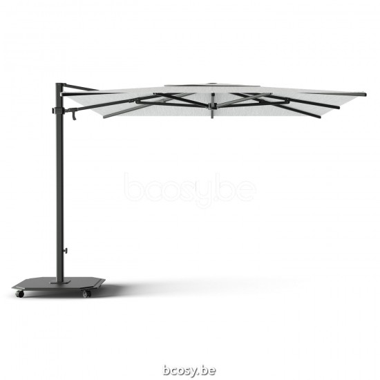 Jardinico JCP301 300x300 Square Cantilever Parasol Pole Black Canopy Ice Sunbrella Plus Marine.
