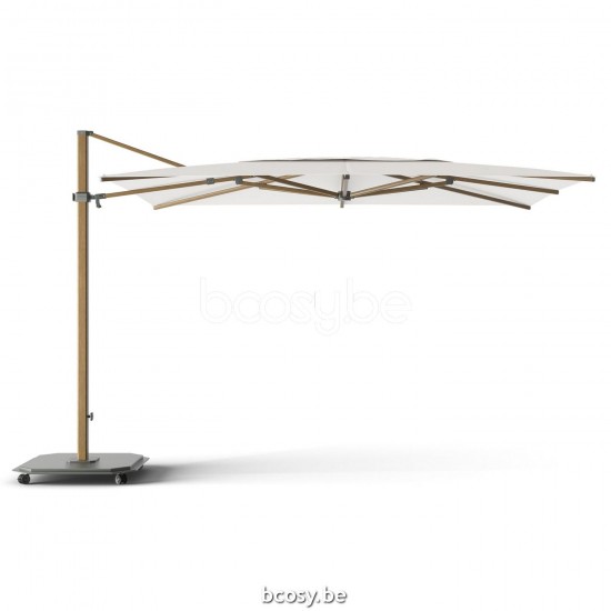 TUUCI OCEAN MASTER MAX SINGLE CANTILEVER ALUMA TEAK 250B x350 Cantilever Parasol.