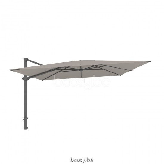 Jardinico LIMA 400x400 Square Cantilever Parasol Pole Anthracite Canopy Cloud Sunbrella.
