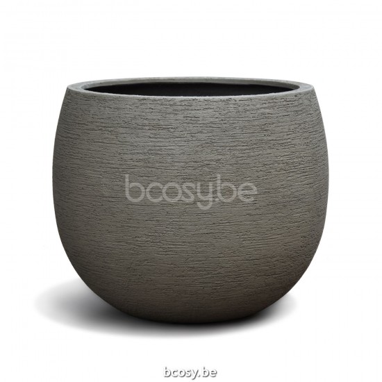 Jardinico TERRA Pot De Plantes Et Jardinière D'extérieur Rond Ø55x45H Ballon Moyen Macchiato.