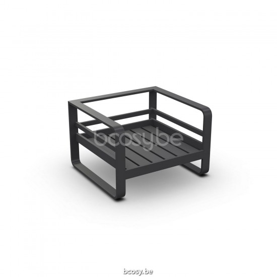 Jati Kebon Reno Canapé 1 place Aluminium anthracite mat.