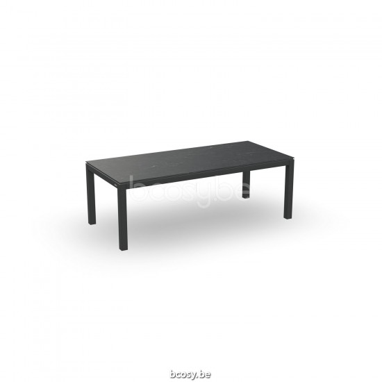 Jati Kebon Danli Table de jardin Aluminium anthracite mat Dessus de table Céramique Graphite grey.