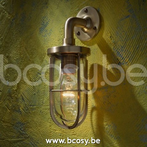 Tekna Nautic DOCKLIGHT WALL-laiton poli-verre clair.
