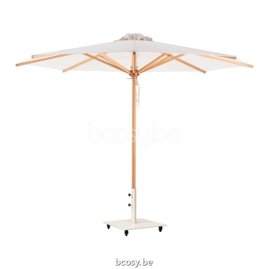 Vincent Sheppard Florence Parasol Cadre en Bois Eucalyptus Sunbrella Canvas Solids cat B.