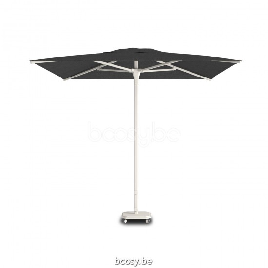 Jardinico JCP102 230x230 Quadratischer Ampelschirm Leinen Mast Stoff Onyx Sunbrella Plus Marine.