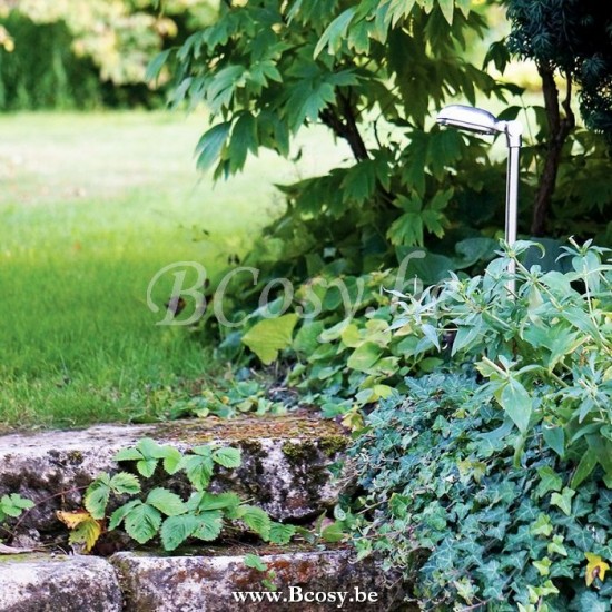 Authentage CHA1L1P75 CHARMOND Aussenstandleuchte lampe aussen Br. nickel Authentage Aussen Gartenbeleuchtung Leuchten Beleuchtung .