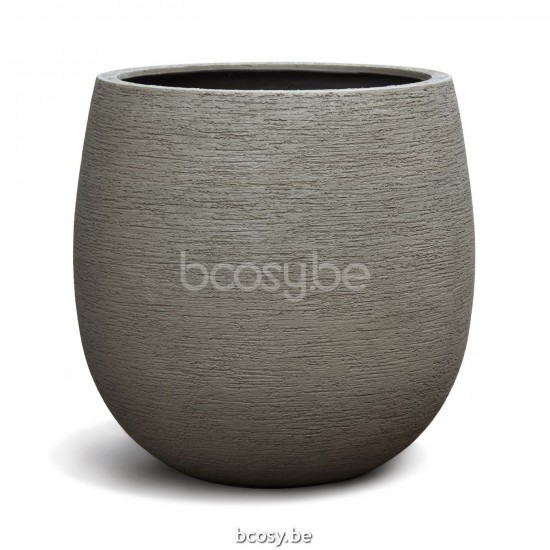 Jardinico TERRA Pot De Plantes Et Jardinière D'extérieur Rond Ø55x55H Grand Ballon Macchiato.