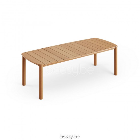 Jati Kebon Benoa Teak Dining Table Boatshape 240X100.