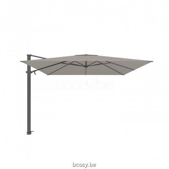 Jardinico ANTEGO 300x300 Parasol Ombrelle À Mât Libre Parasol Décentré Suspendu Deporté Pendant Flottant Carré 3x3 Mât Aluminium Thermolaqué En Anthracite| Toile-tissu Cloud Sunbrella.