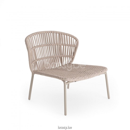 Jati Kebon Lima Deep Seating Chair Alu Sand Mat Line Weaving Linnen.