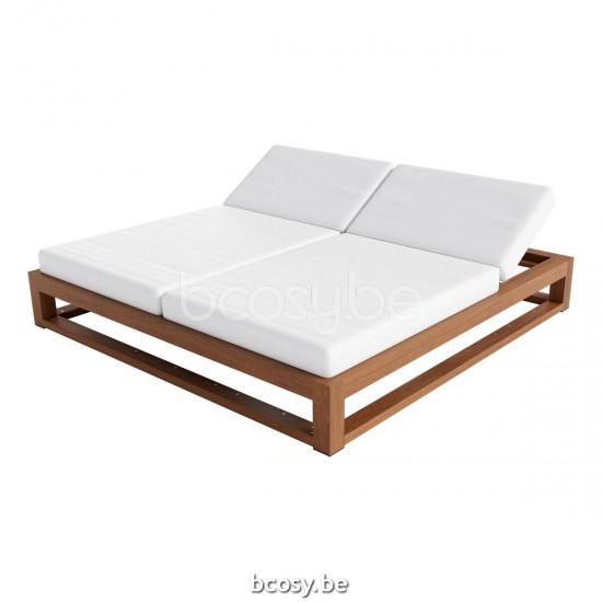 TUUCI ligbedden zonnebedden sunloungers voor 2 personen met parasol.