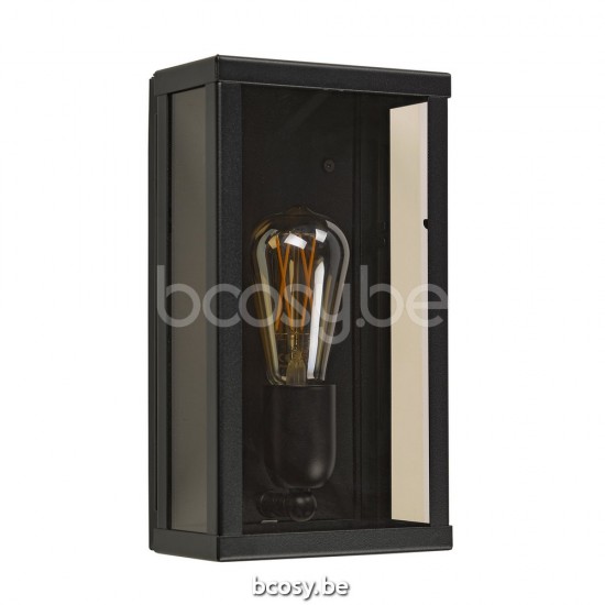 Marckdael outdoor wandlamp Billiardo-Biliardo Marckdael 5218-A1-SQ-NE-OUT Billiardo zwart gepoederlakt outdoor wandlamp H 30cm VVD VDV Verli.