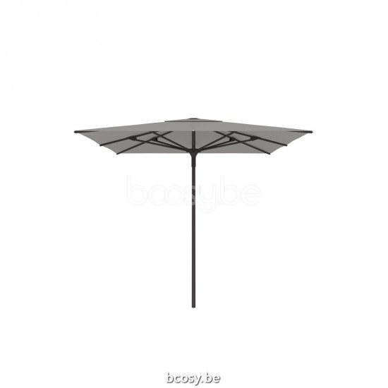  Jardinico AMALFI 250x250 Quadratischer Ampelschirm Mittelstocksonnenschirm Mittelstockschirm Teleskopschirm 2,5x2,5 Sonnenschirmmast Schwarz Matt Pulverbeschichtetes Aluminium| Sonnenschirmbespannung.